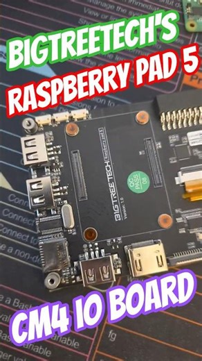BigTreeTech's RASPBERRY PAD 5 #raspberrypi #btt #bigtreetech #cm4 #cyberdeck