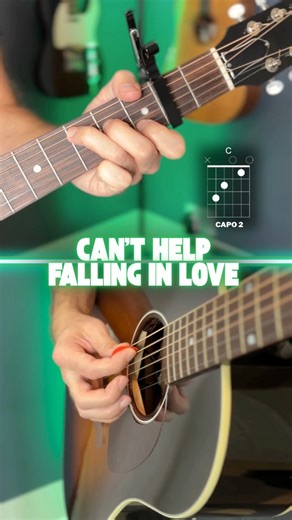 can’t help falling in love (elvis presley) guitar tutorial #guitarlesson #elvispresley #acousticguitar | Guitar Coaching Online
