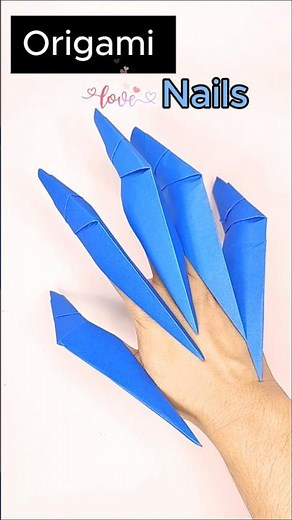 DIY Paper Nails | Easy Paper Nail Art | Creative Nail Design with Paper | Nasrin Art and Craft