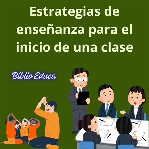 80K views · 1.8K reactions | Estrategias de enseñanza para un inicio de clase | Biblio Educa 2 | Facebook