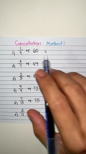 70K views · 385 reactions | Cancellation Method朗 #mathematics #mathteacher | KnowLedge Explains | Facebook