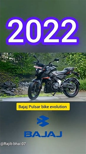 Bajaj Pulsar Bike Evolution 2001–2025 | Iconic Indian Sports Bike🏍️ Journey #shortvideo