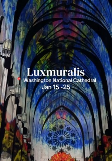📍 Washington National Cathedral presents: ⏰ Time by Luxmuralis ⏰ Nightly January 15-25 Cost: $25 Plan to spend 1-2 hours here ♿️ Acessible | 🧑‍🧑‍🧒‍🧒 Family Friendly #creatorsearchinsights #citylife #travelguide #urbanexplorer #washingtondc