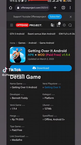 Download Getting Over It Android APK MOD Free v1.9.4