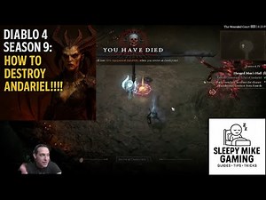 Diablo 4 Season 9: How to DESTROY ANDARIEL!!!
