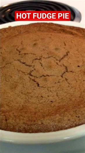 Heavenly Hot Fudge Pie is what I call this! #easyrecipe #pies #dessertshorts