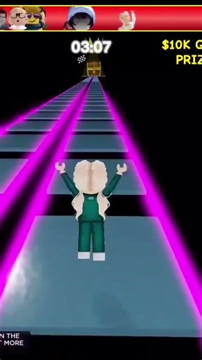 Almost passed roblox glass bridge obby! #music #roblox #shorts #youtube