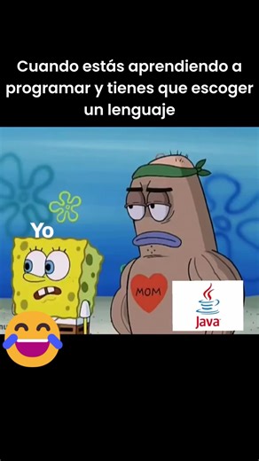 When you're learning to program and you have to choose a language