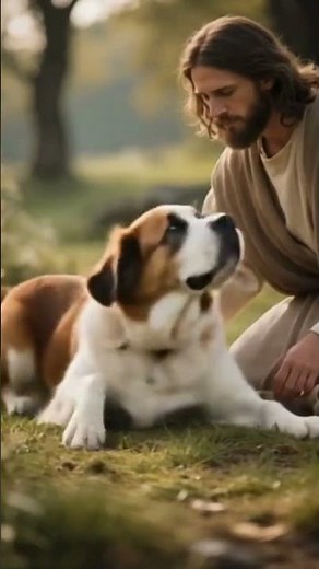 Jesus Heals Saint Bernard Dog | Dog Healing Video #pets
