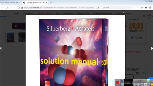 Chemistry the molecular nature of matter and change Silberberg & Amateis 9th edition solution manual pdf