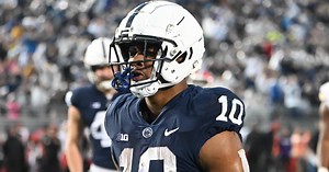 Nicholas Singleton credits Penn State OL, teammates for latest performance