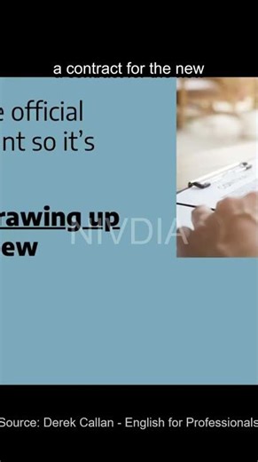 Draw Up a Contract #contract #definechannel #annualgeneralmeeting