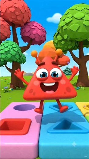 Learning Shapes with Cute Monsters | Educational Cartoon for Kids