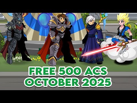 AQW Get 500 Free ACs in October 2025
