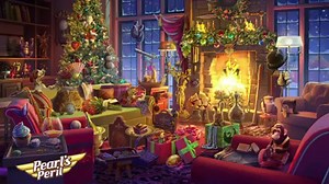 20K views · 1.1K reactions |  Happy holidays from your friends at Pearl's Peril! We hope the day is full of peace and joy. Play this relaxing fireplace video in the background as you enjoy your holiday! | Pearl's Peril | Facebook