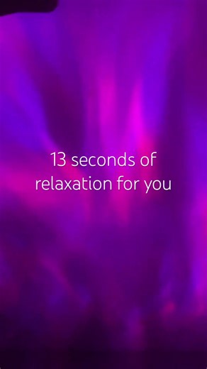 Visual ASMR with Aurora Water Ripple Light: 13 seconds of relaxation for you