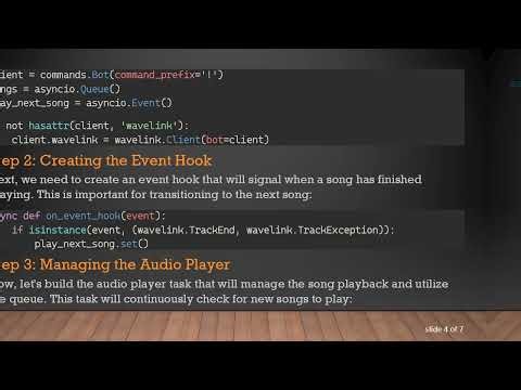 Mastering asyncio.Queue for Song Queuing with Wavelink in Discord Bots