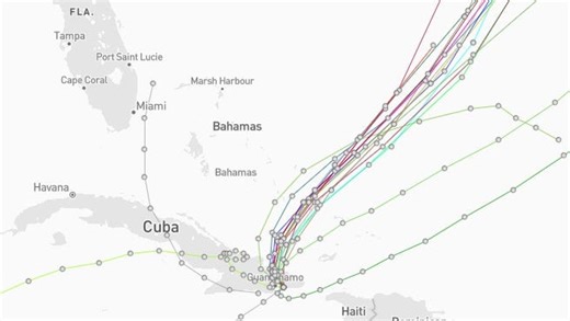 Tropical Storm Oscar tracker: See projected path, spaghetti models