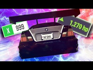 The POWER of the BMW M3 GTR in Forza Horizon 5