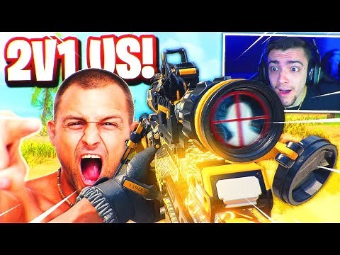 2v1 vs TRASH TALKING SWEATS.. 😂 (he didn't like me)