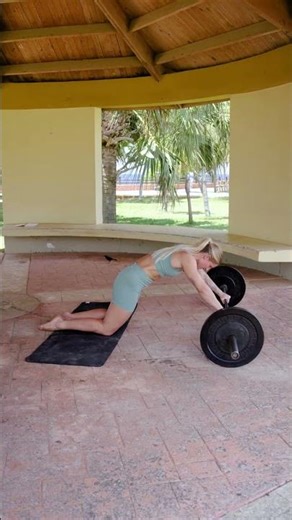 DEMO: BARBELL AB ROLLOUT #exercisedemo