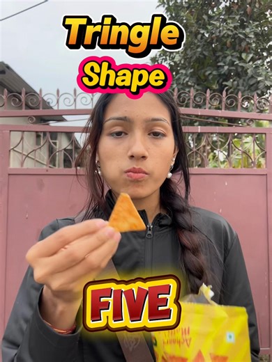 Triangle Shape Food Challenge Fun!