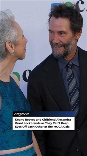 Keanu Reeves and Girlfriend Alexandra Grant Lock Hands at MOCA
