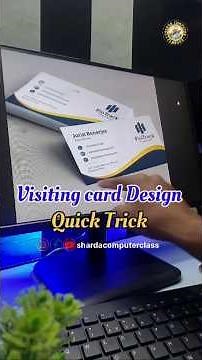 MS Word Me ID Card & Visiting Card Kaise Banaye 💳 | Visiting Card Design in MS Word #shorts #viral