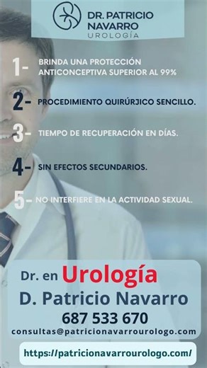 VENTAJAS DE LA VASECTOMIA