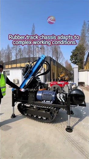 Crawler type small anchoring drilling rig for flexible construction in narrow spaces#drillrig