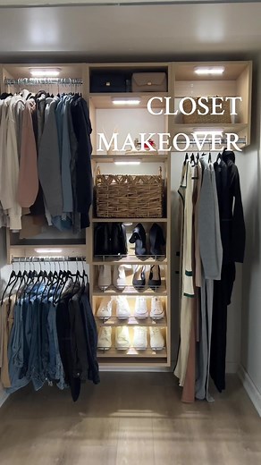 Thanks to @Modular Closets my closet is the most organized it’s ever been! From the design process to install, it was quick & painless! Their closet systems come in several different finishes that match every style - my closet system is in Natural Oak! This custom closet system have transformed my home - i want to do every closet in my house now 😂 [ A D ] Click the link in my bio for a 10% discount on your next closet system from Modular Closets. #modularclosets #iwantamodularcloset #closetorga