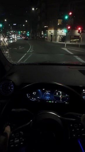 Mercedes EQA 250+ POV Night Drive (Shorts 4K 60FPS)