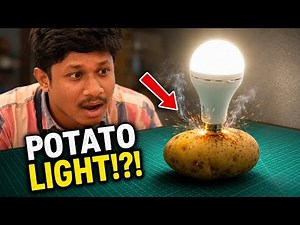 Potato Electricity Experiment: Bulb Test!