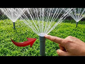 Don't Throw Away PVC Pipes! Make This Powerful DIY Garden Sprinkler for $0