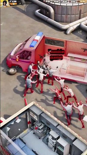Zombie Survival Game 🔥 Girl Escapes, Builds Base & Fights Horde! (Epic Gameplay) #zombie #shorts