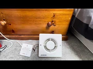 Testing this Manrose Standard 4” White Axial Extractor Fan 11/07/2025