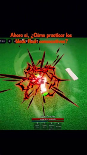 ¿Cómo PRACTICAR los BLACK FLASH consecutivos de ITADORI? #jjs#roblox#games#tutorial#yuji#blackflash