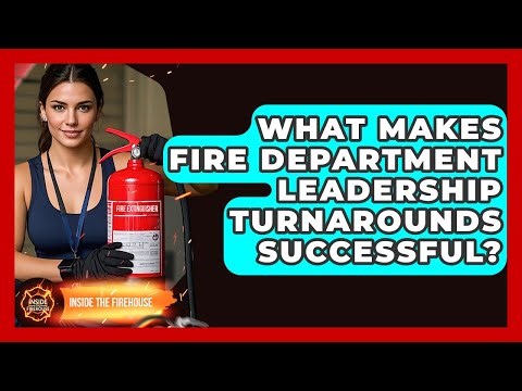 What Makes Fire Department Leadership Turnarounds Successful? - Inside the Firehouse