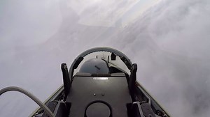 T38c freedom flyer formation gopro 1 Premium Stock Video Footage