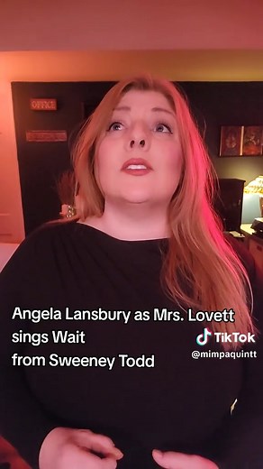 Angela Lansbury as Mrs. Lovett in Sweeney Todd