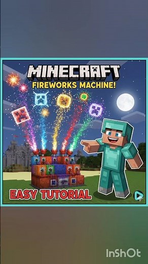 You WON'T Believe What I Built! 🤯 Minecraft AUTOMATIC Fireworks Show #minecraft