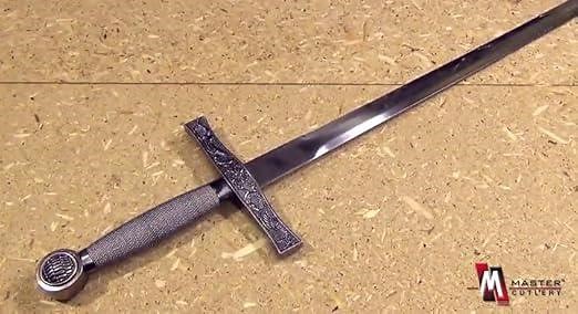 BladesUSA HK-5521 Medieval Sword with Wire-Wrapped Handle, 39-Inch Length