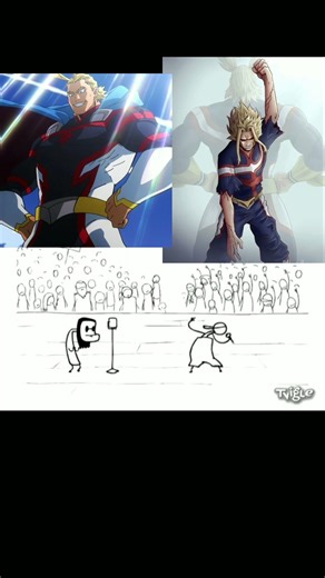 old all might vs new all might