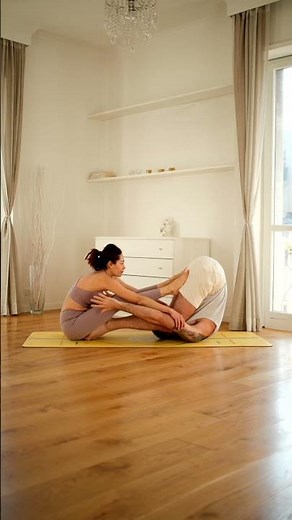 Try Partner Yoga with this relaxing Yin stretch.