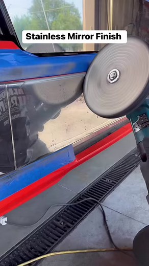 Can you polish stainless steel? Well duh! Today im using a stich sewn buff from @renegadeproductsusa and their SS800 blue compound at 3200rpm to cut this Prevost bumper! It going amazingly! Once im done with the cut, ill come back with a pink airways buff and SS300 white compound to give it a good clean uo pass and that high luster and unmistakable #NashvilleShine! #metalpolishing #stainlesssteel #prevost #MetalPolish #detailingaddicts ALMOST CHROME METAL POLISHING | Renegade Products USA