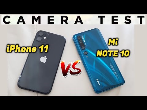 Xiaomi Mi Note 10 vs iPhone 11 Camera Comparison | 108 Mpxl