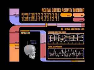 Star Trek LCARS - Neural Cortex Activity Monitor