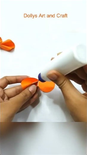 😎 Make Cute little paper flower in just 2 minutes 😱 Easy paper flower making ideas 🌼 DIY Flower 🥰
