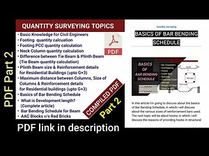 Quantity surveying pdf part 2 material quantity calculation compiled pdf civil tutor