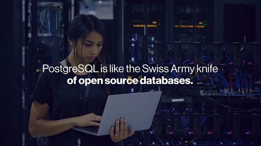 PostgreSQL is like the Swiss Army knife of #OpenSource databases. No...